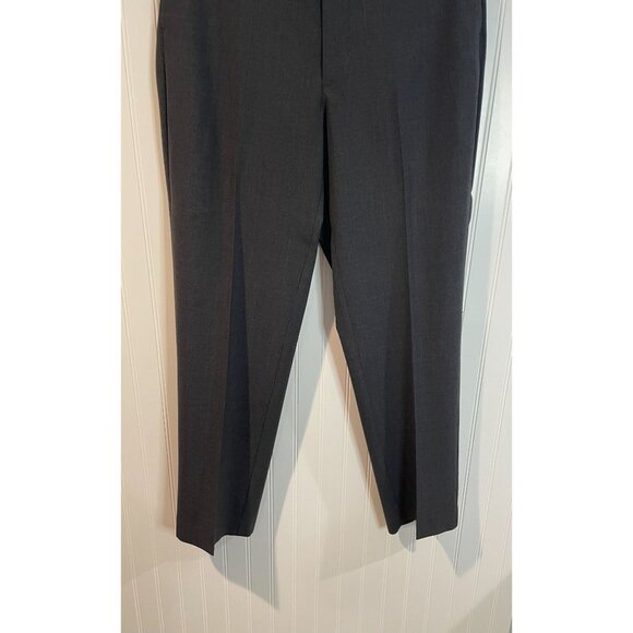 Banana Republic Mens Stretch Wool-Blend Dress Pants 34R Gray - Picture 5 of 11